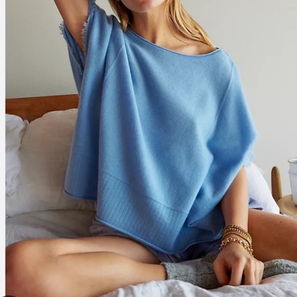 Anthropologie Light Blue Sweater